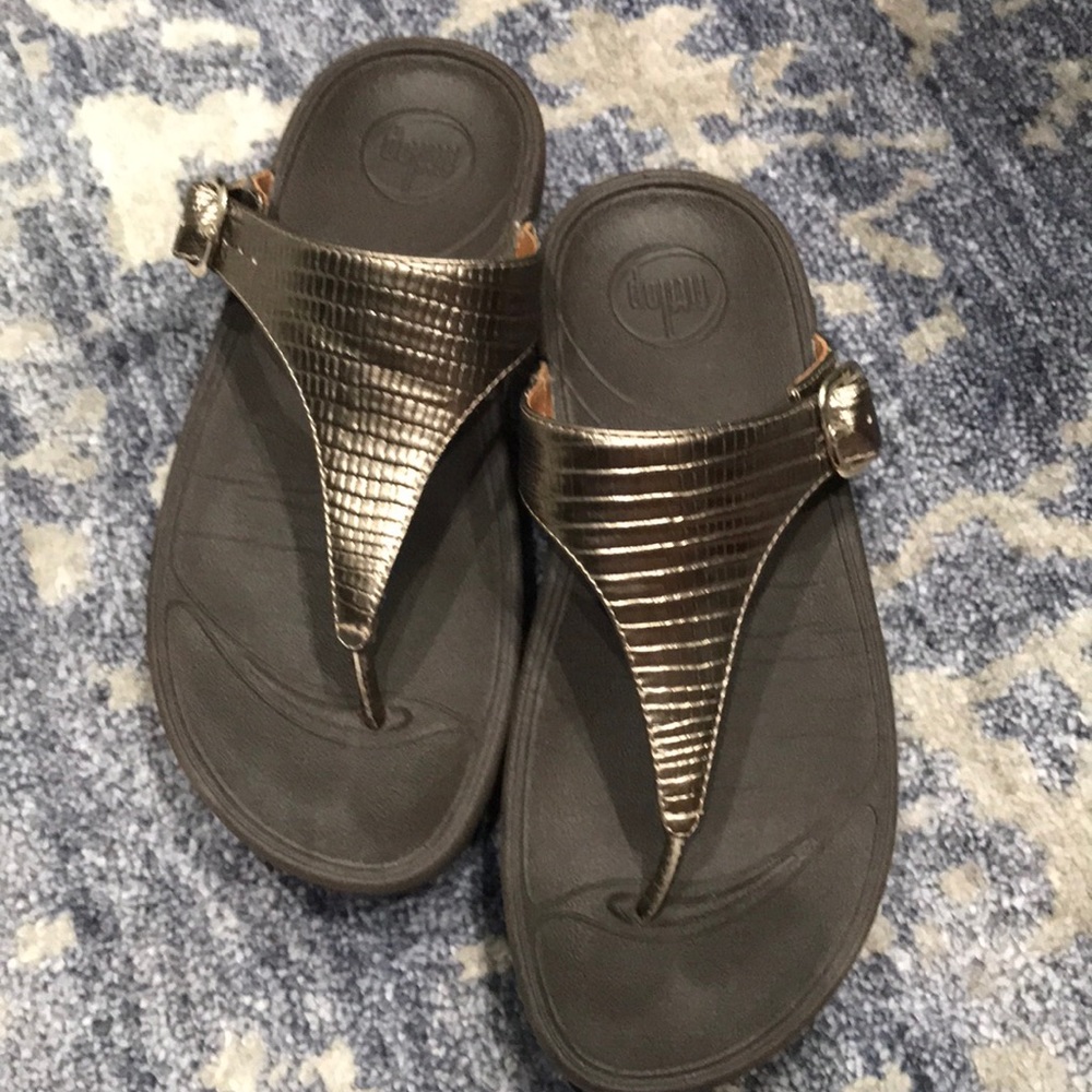 Fitflop bronze metallic